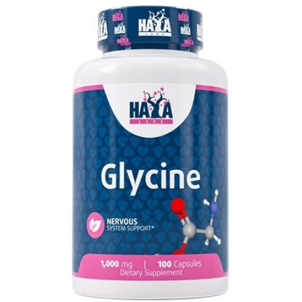 Haya Labs Glycine 1000 mg 100 капсул