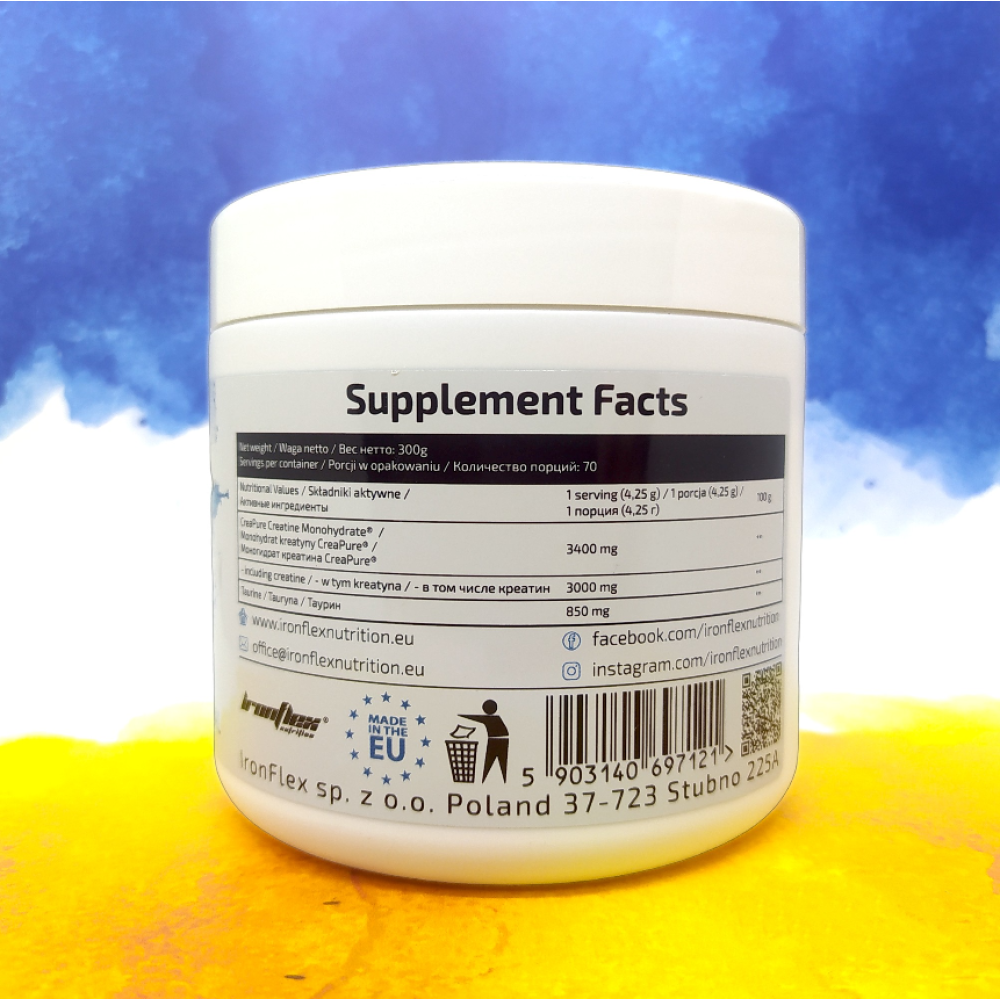 IronFlex Creatine Creapure 300 грам
