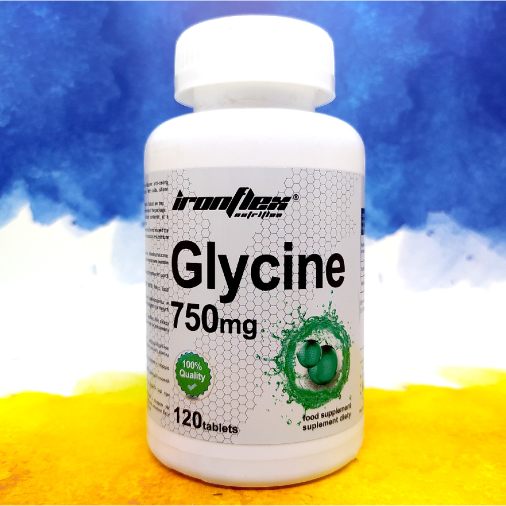 IronFlex Glycine 750 mg 120 капсул