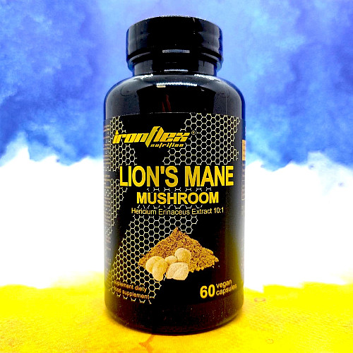 Фото IronFlex Lion's Mane Mushroom 60 капсул