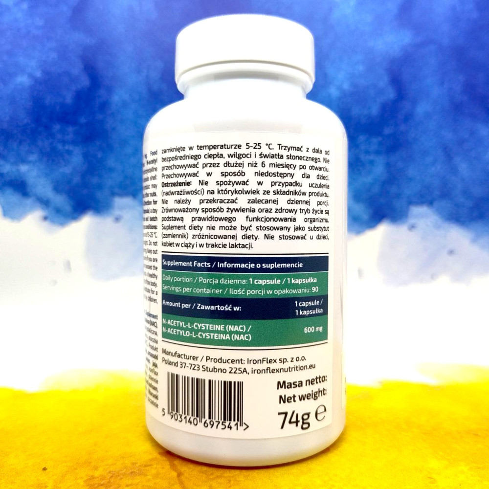 IronFlex NAC 600 mg 90 капсул