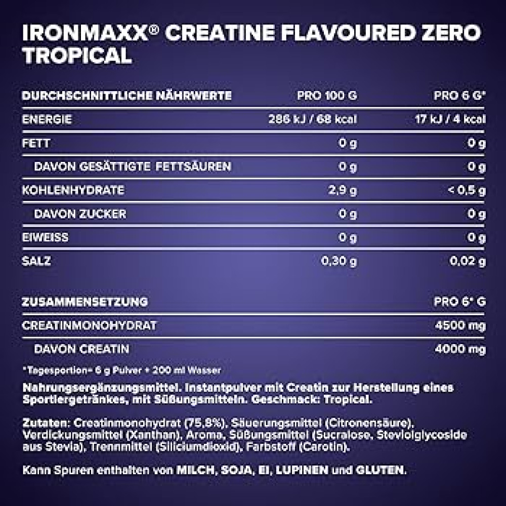 Креатин IronMaxx Creatine