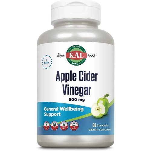 Фото KAL Apple Cider Vinegar 500 мг 60 таблеток