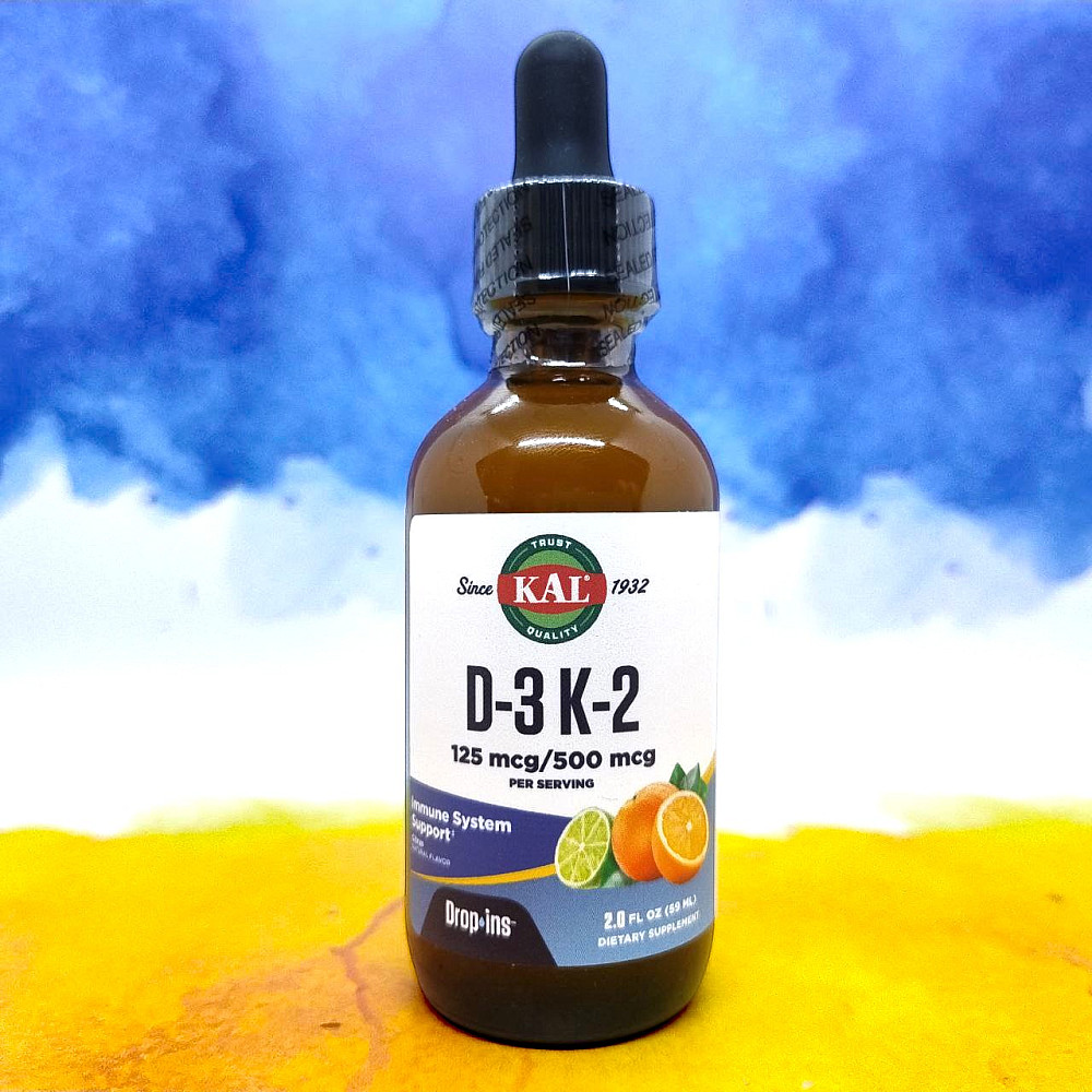 KAL D3 K2 Drop Ins 125mcg