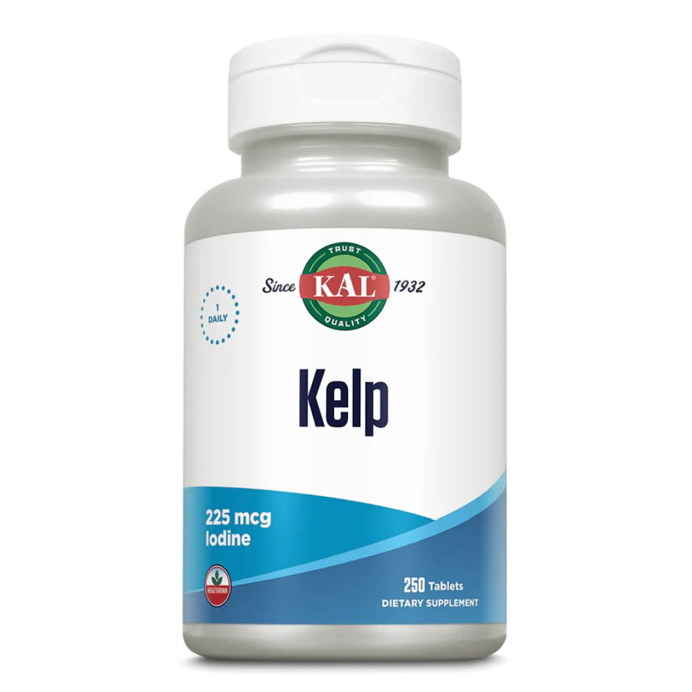 KAL Kelp Iodine 225 мкг 250 таблеток