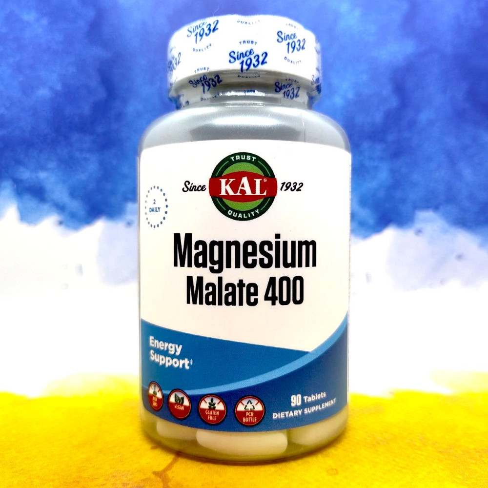 KAL Magnesium Malate 400 mg 90 таблеток