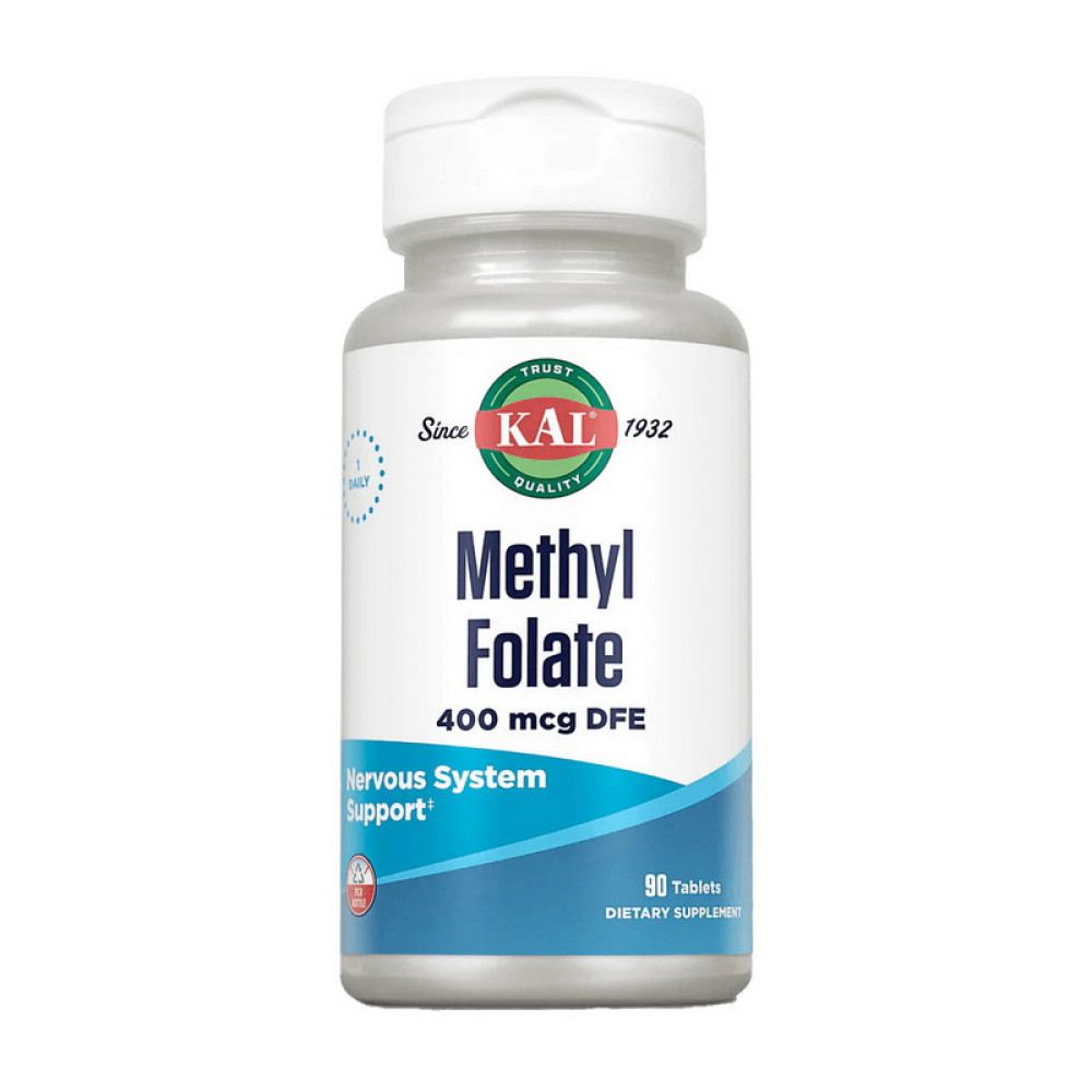 KAL Methyl Folate 400 мкг 90 таблеток