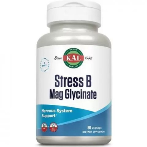 Фото KAL Stress B Mag Glycinate 60 капсул