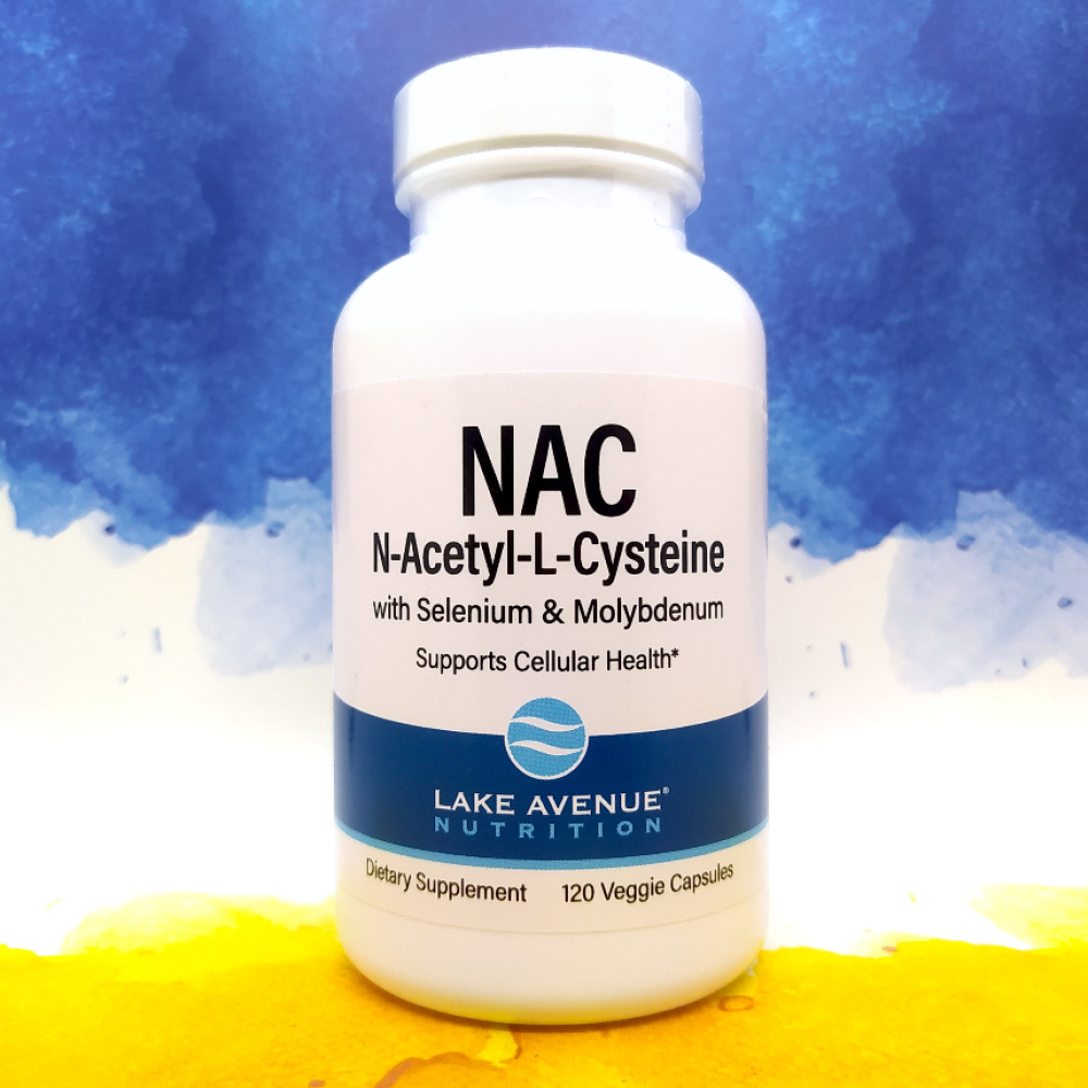 Lake Avenue Nutrition NAC N-Acetyl-L-Cysteine 120 капсул
