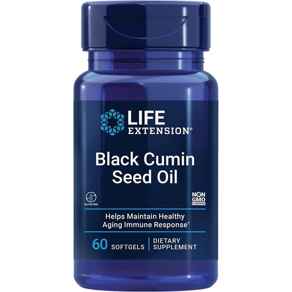Life Extension Black Cumin Seed Oil 60 капсул
