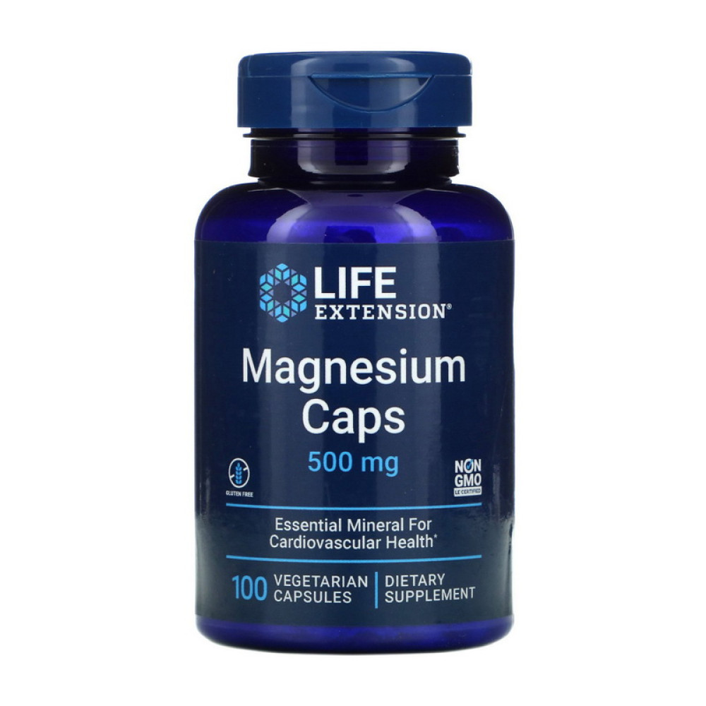 Life Extension Magnesium Caps 500 mg 100 капсул