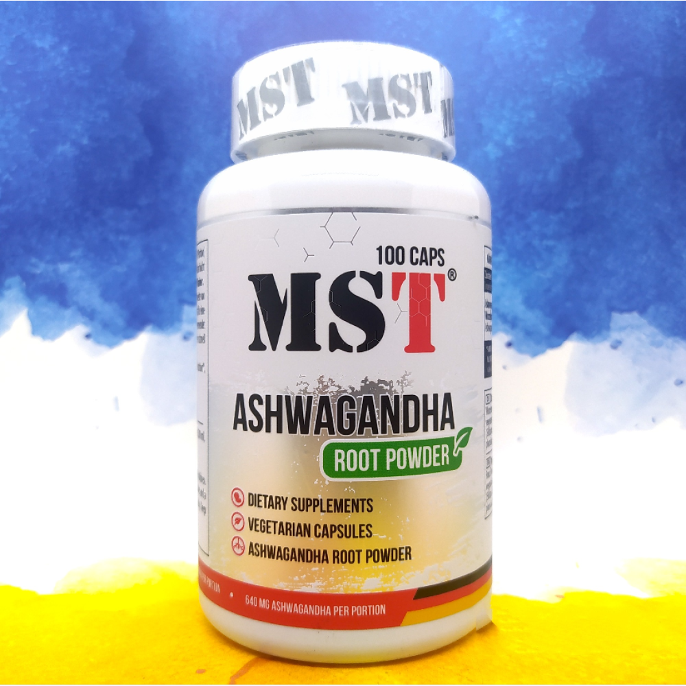 MST Ashwagandha Root Powder 100 капсул
