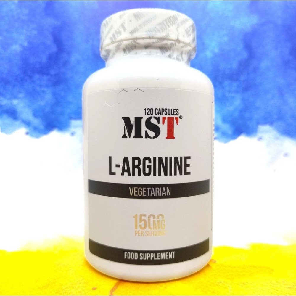 MST L-Arginine 1500 мг 120 капсул