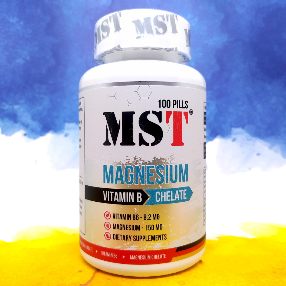 MST Magnesium Chelate Vitamin B 100 таблеток