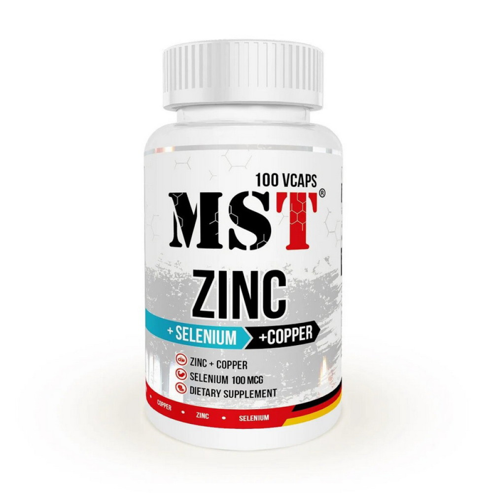 MST Zinc + Selenium + Copper 100 капсул