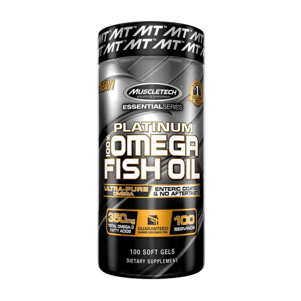 MuscleTech Platinum Fish oil 100 капсул