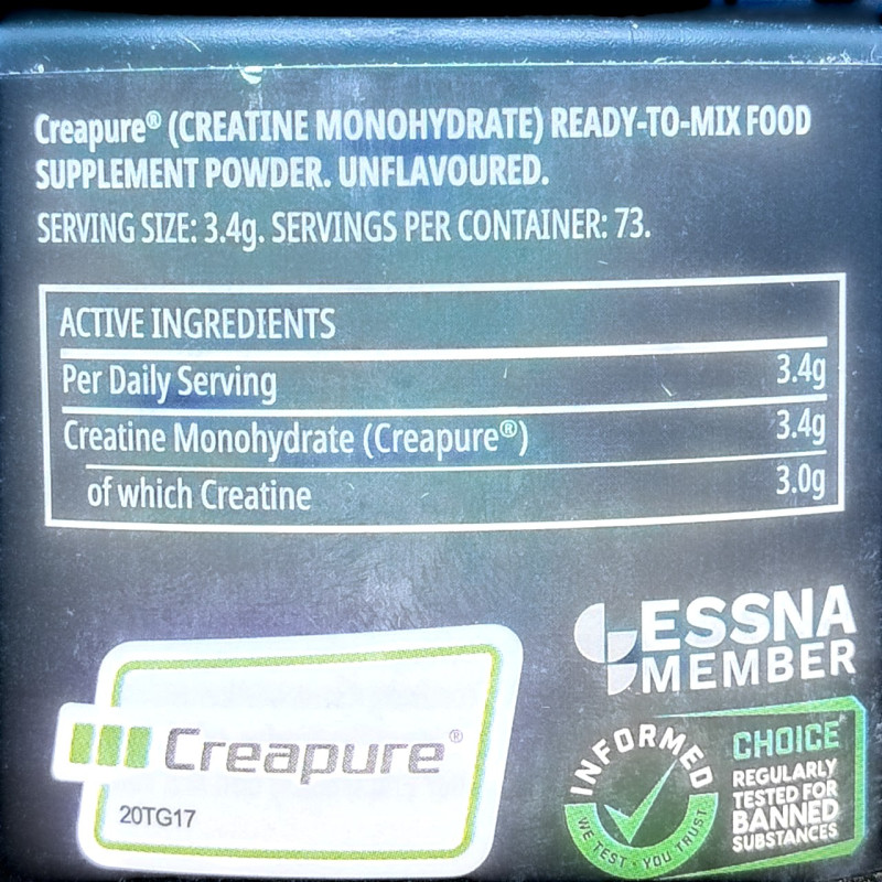 Myprotein Creapure Creatine Monohydrate