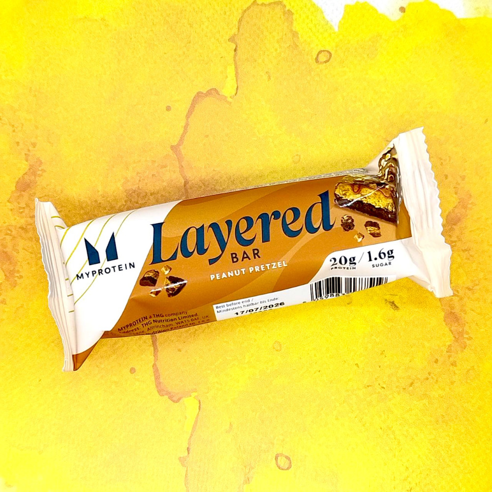 MyProtein Layered Protein Bar 60 грам 12 батончиків по 60 грам, Chocolate (шоколад)