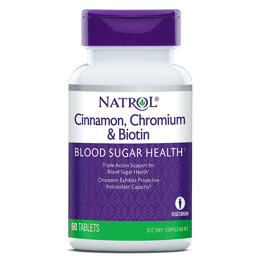 Natrol Cinnamon Chromium & Biotin