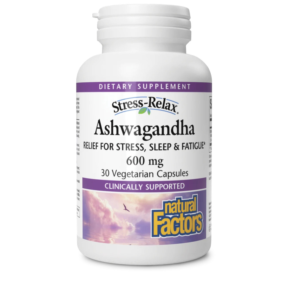 Natural Factors Stress-Relax Ashwagandha 30 капсул