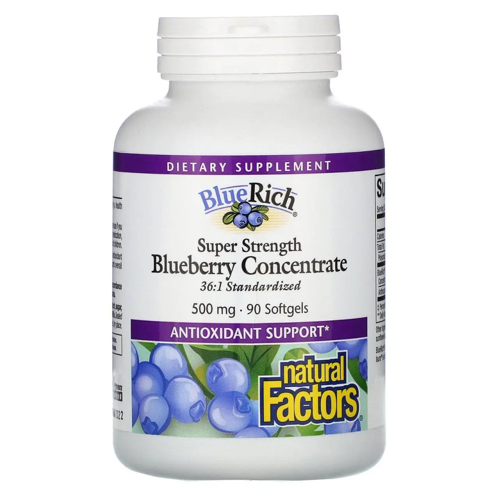 Natural Factors Blueberry Concentrate 90 таблеток