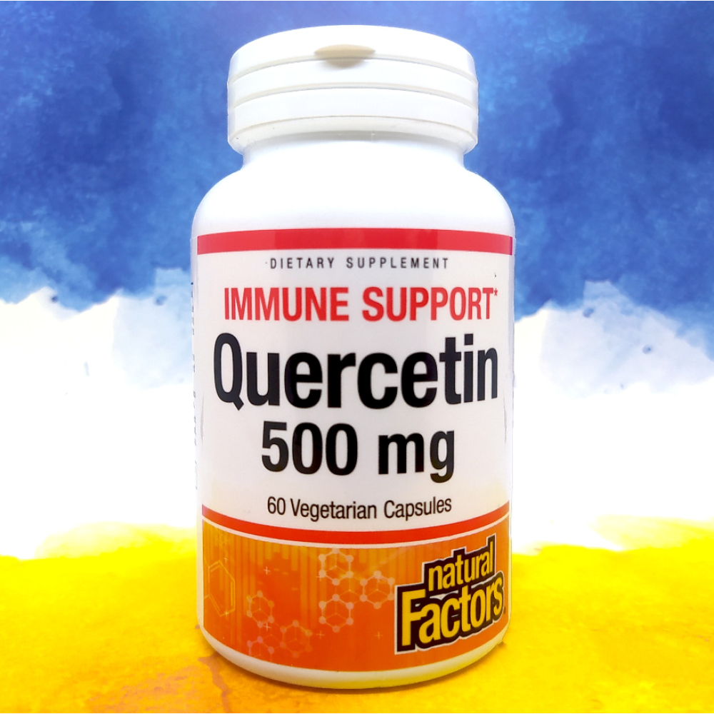 Natural Factors quercetin 500 mg 60 капсул