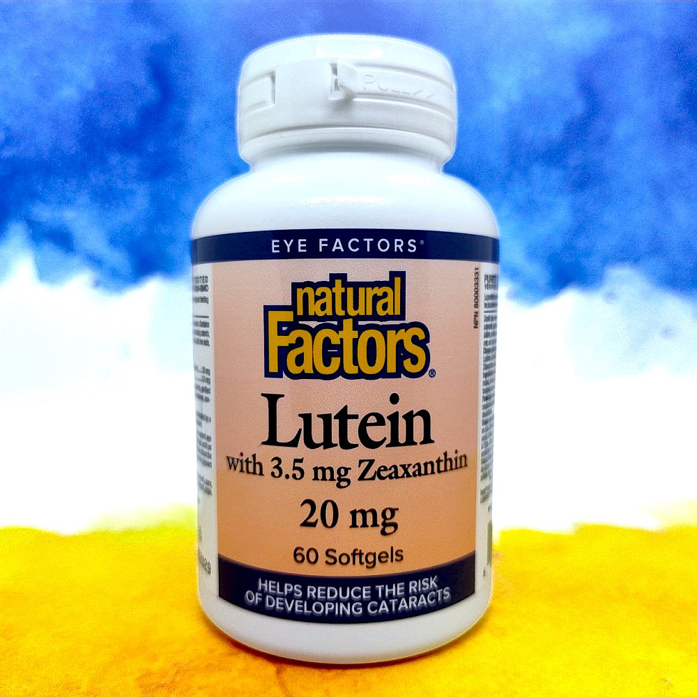 Natural Factors Lutein 20mg with Zeaxanthin 3.5mg