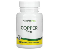 Nature's Plus Copper 3 мг