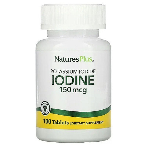 Фото Nature's Plus Potassium Iodide 150 мкг 100 таблеток