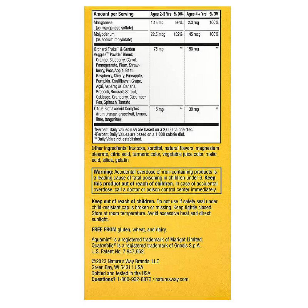 Nature's Way Alive! Kids Chewable Multivitamin