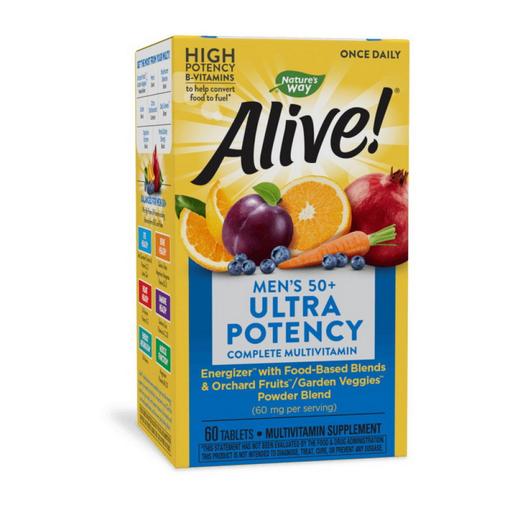 Nature's Way Alive! Men's 50+ Ultra Potency 60 таблеток