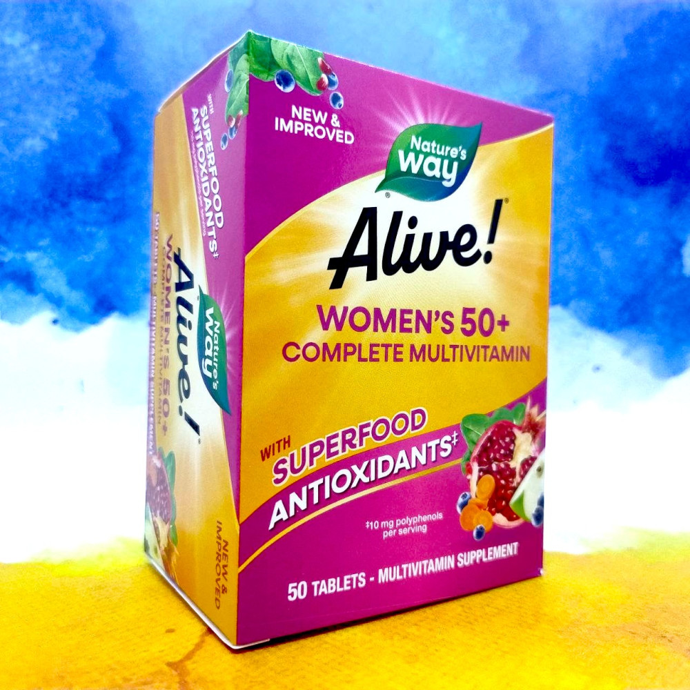 Nature's Way Alive! Women's 50+ Complete Multivitamin 50 таблеток