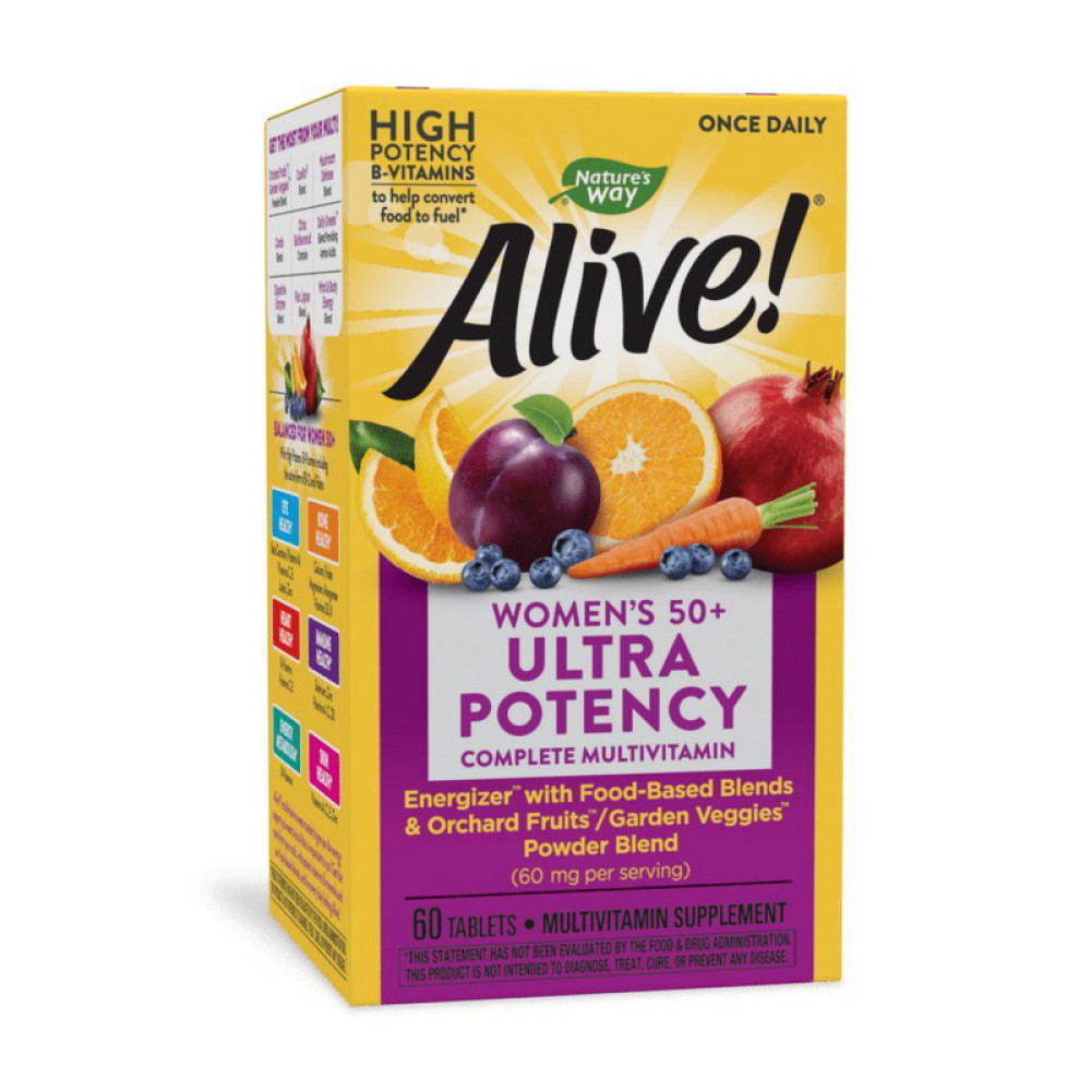 Nature's Way Alive! Women's 50+ Ultra Potency  60 таблеток
