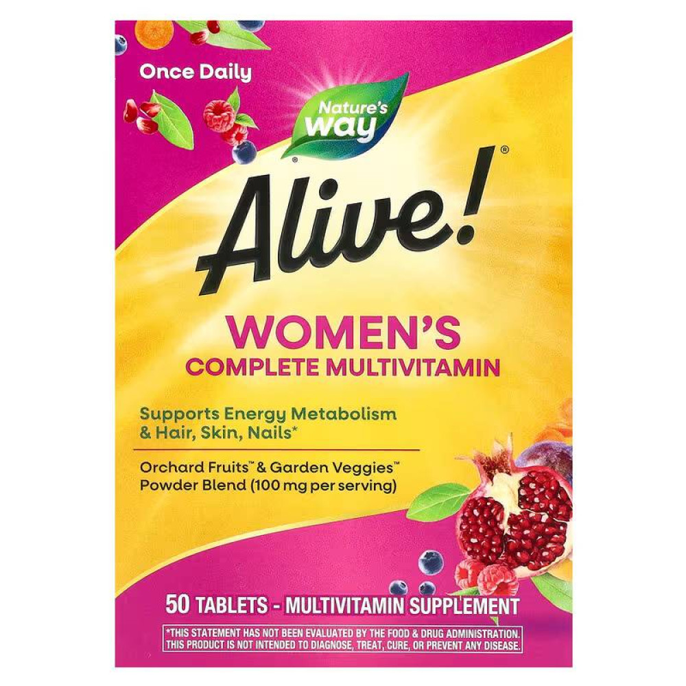 Nature's Way Alive! Women's complete multivitamin 50 таблеток