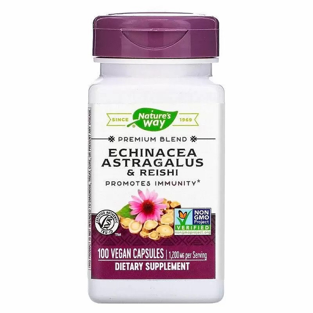 Nature's Way Echinacea Astragalus & Reishi 400 мг