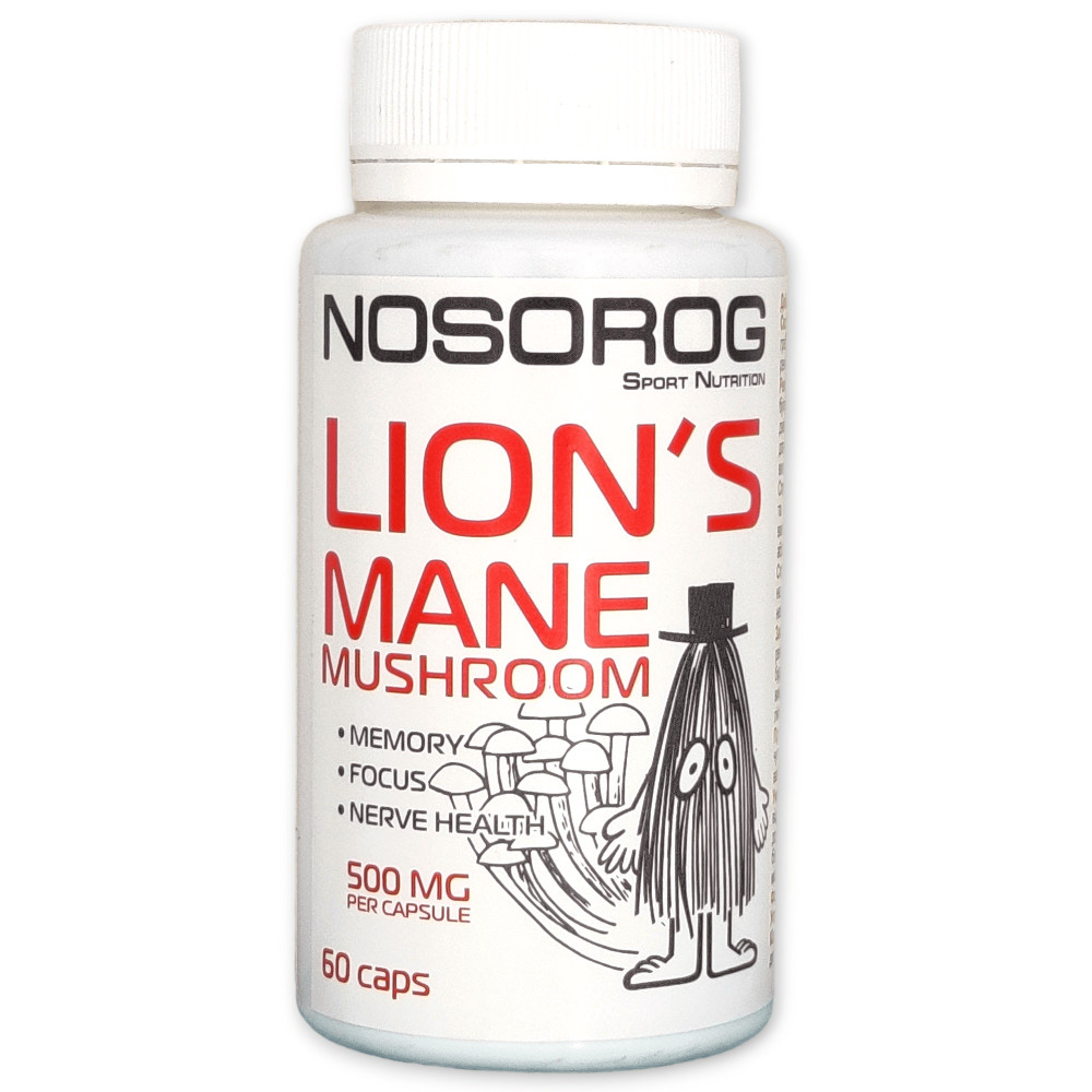 Nosorog  Lion's Mane Mushroom 500 mg 60 капсул