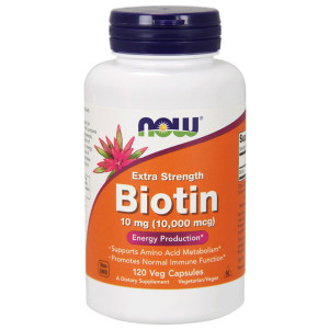 NOW Biotin 10000 mcg 120 капсул