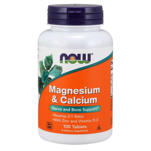 Фото NOW Magnesium & Calcium