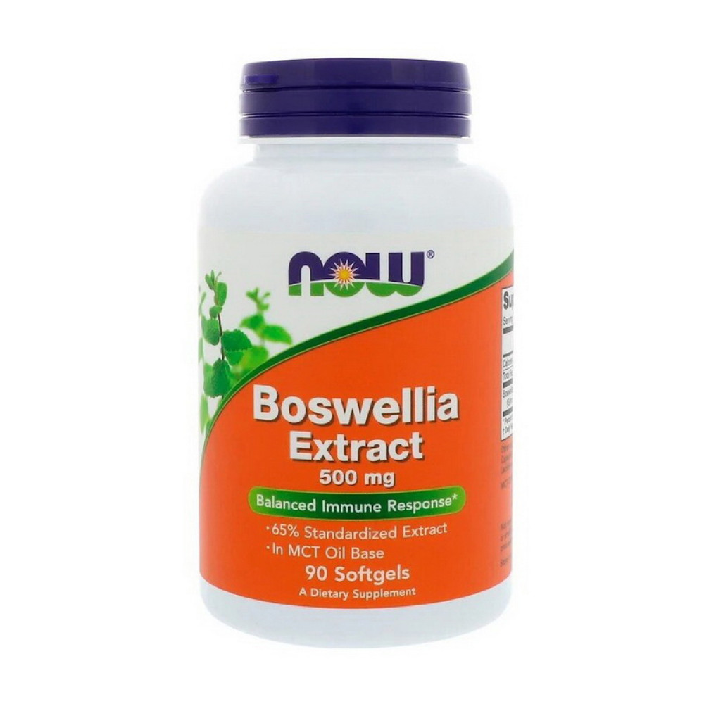 NOW Boswellia extract 500 мг 90 капсул