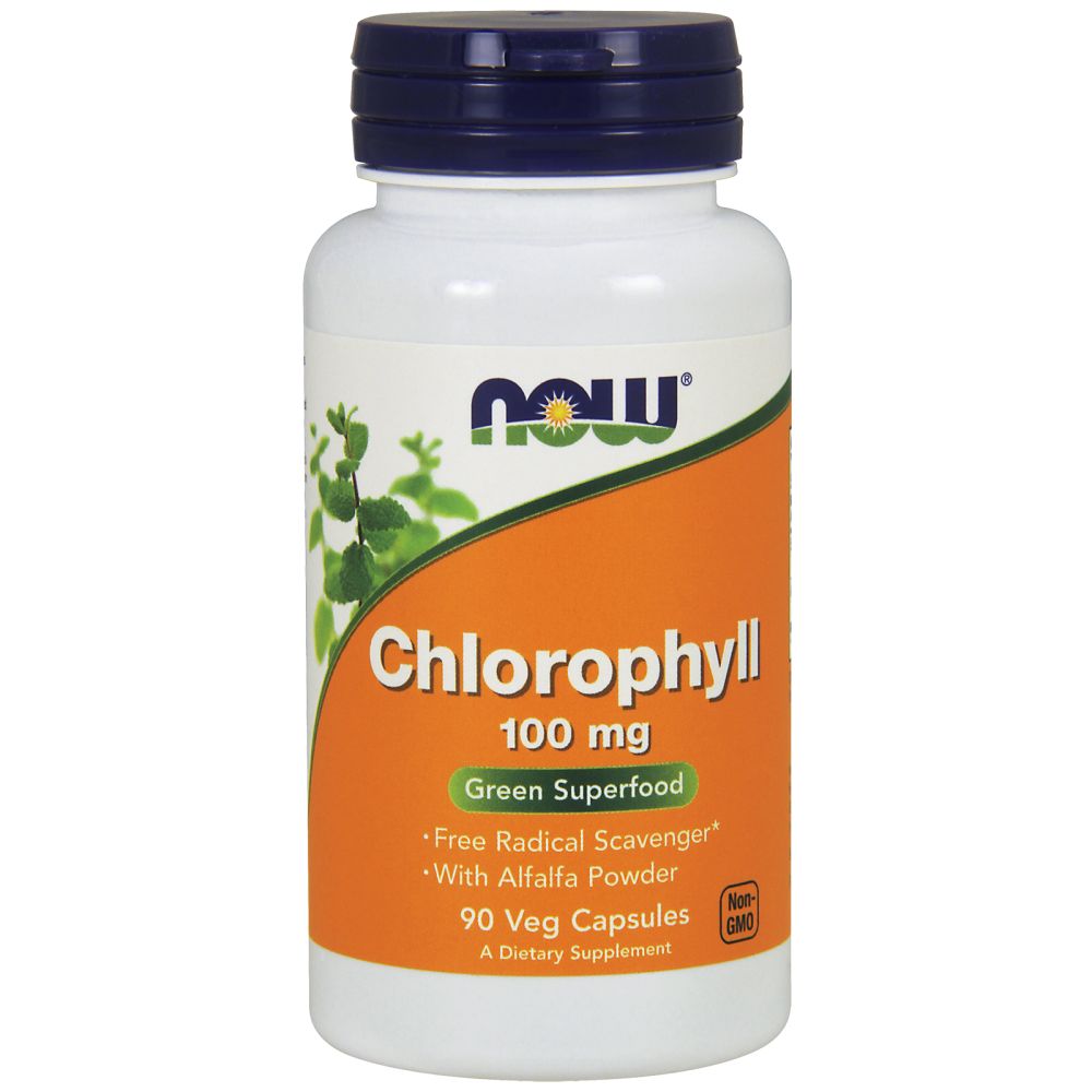 NOW Chlorophyll 100 mg 90 капсул