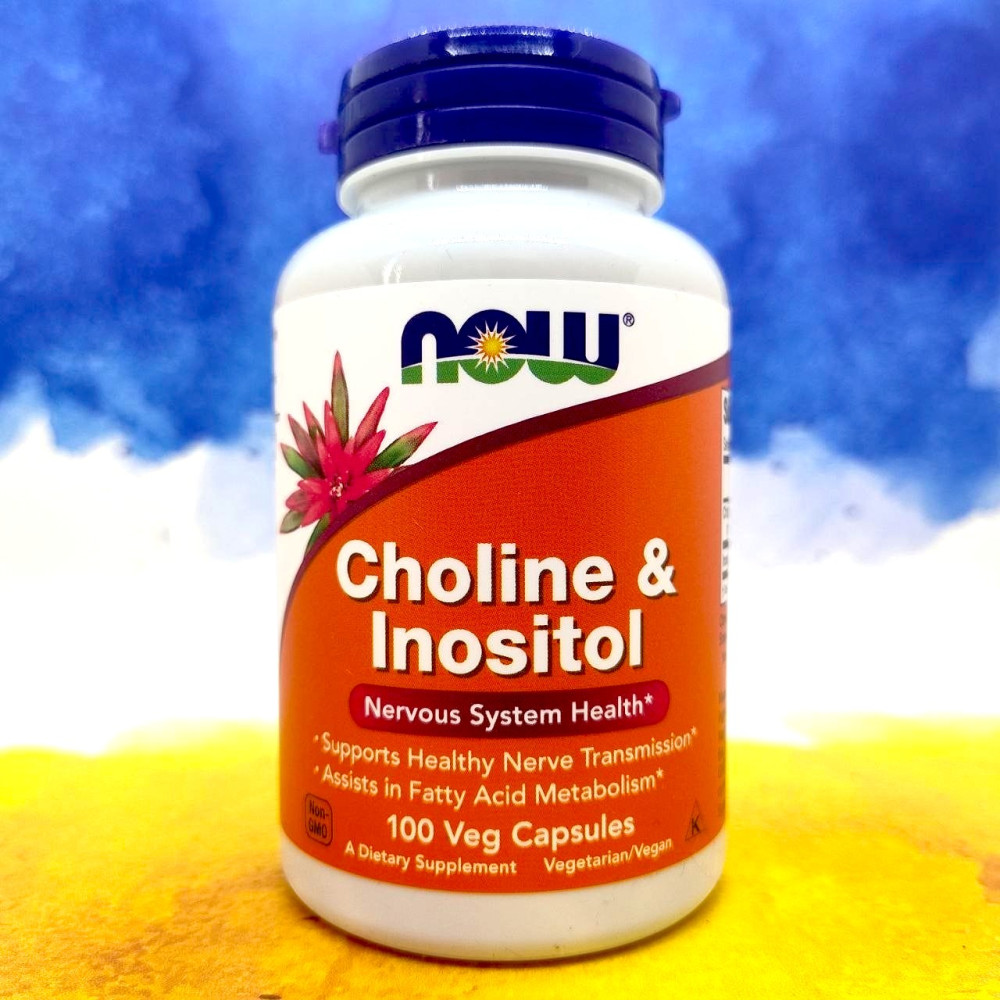 NOW Choline & Inositol 500 mg 100 капсул