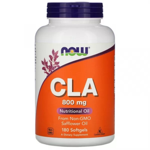 Фото NOW CLA 800 mg 90 капсул