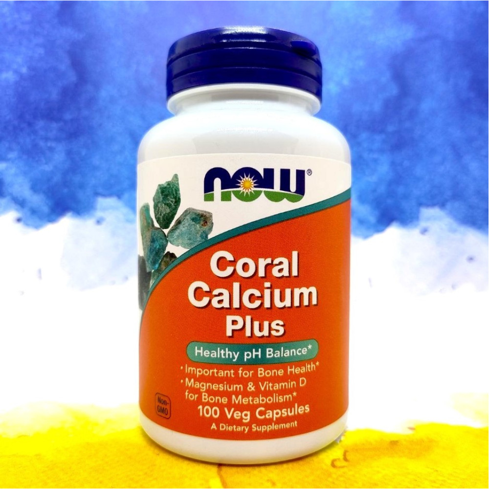 NOW Coral Calcium Plus 100 капсул