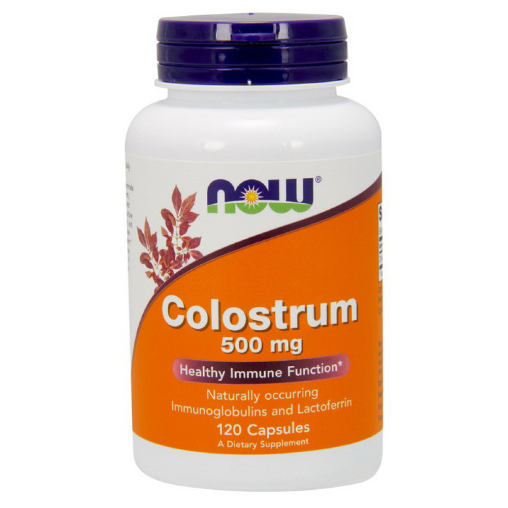 NOW Colostrum 500 mg 120 капсул