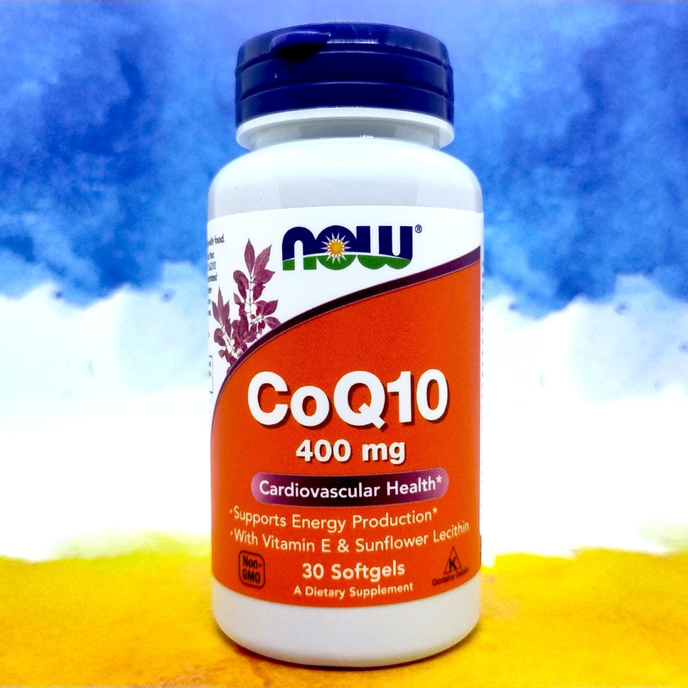 NOW CoQ10 400 mg 30 капсул