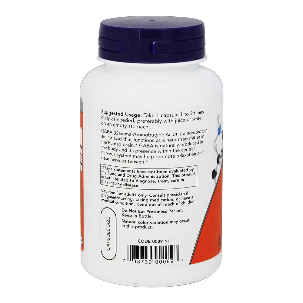 NOW GABA 750 mg