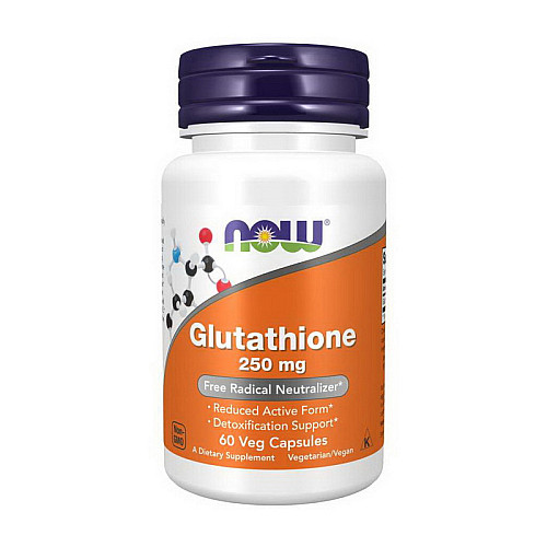 Фото NOW Glutathione 250 мг 60 капсул