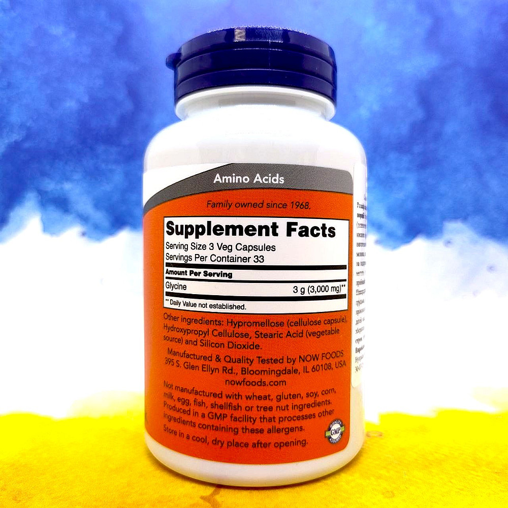 NOW Glycine 1000 mg