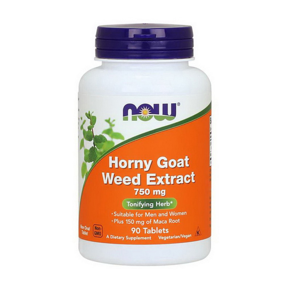 NOW Horny Goat Weed Extract 750 мг 90 таблеток