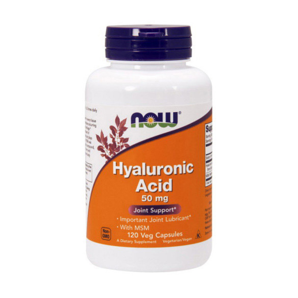 NOW Hyaluronic Acid 50 mg with MSM